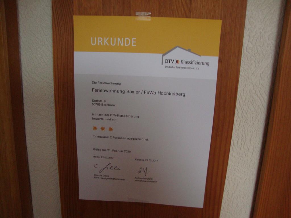 Eifelferienwohnungen Familie Saxler Bereborn Exterior foto